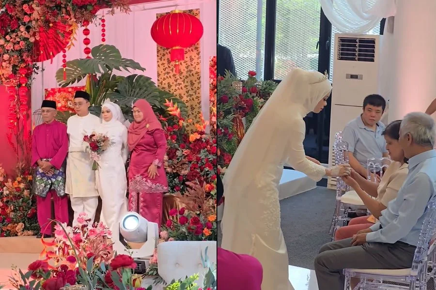 traditional classic malay wedding ceremony