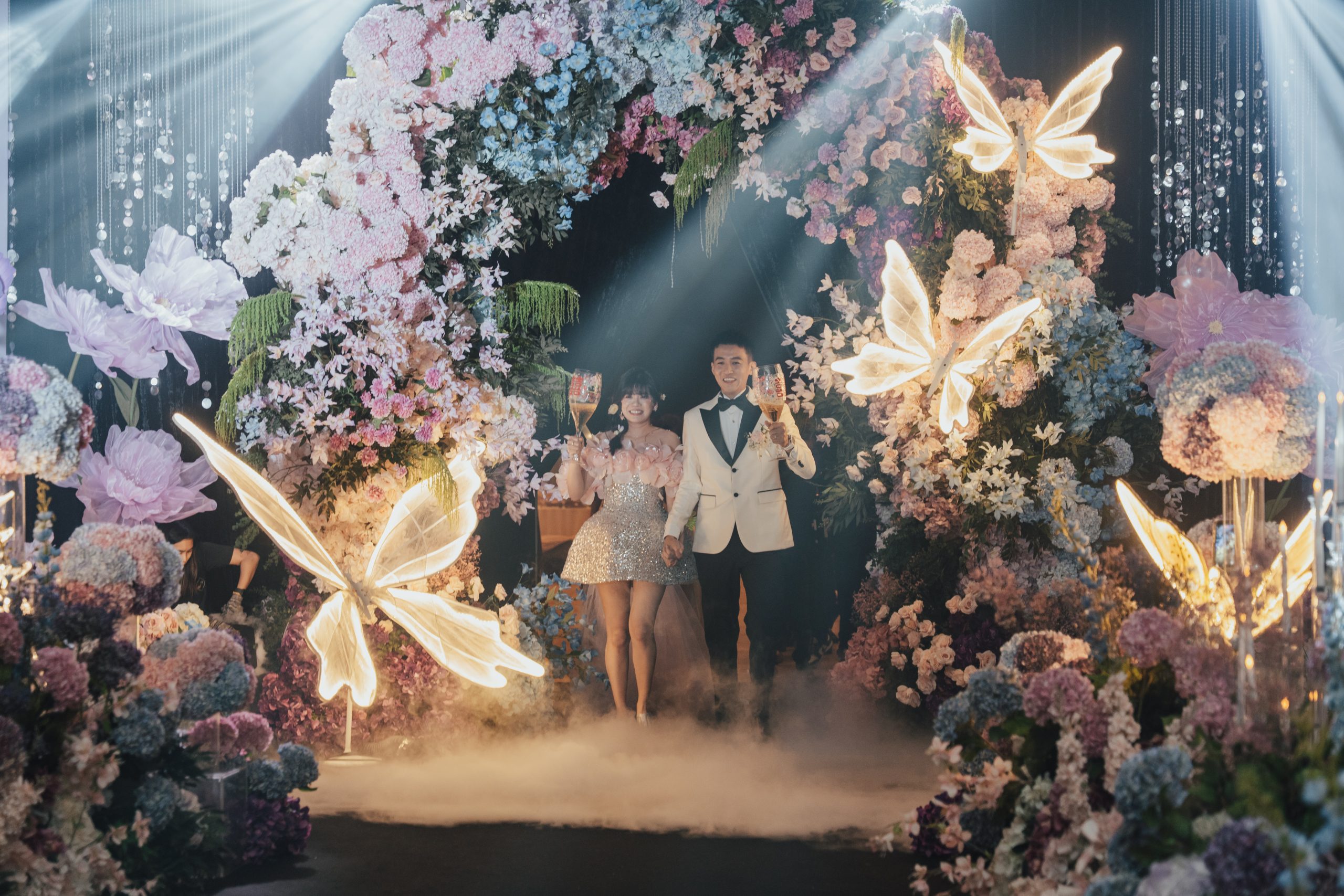 Butterfly theme wedding